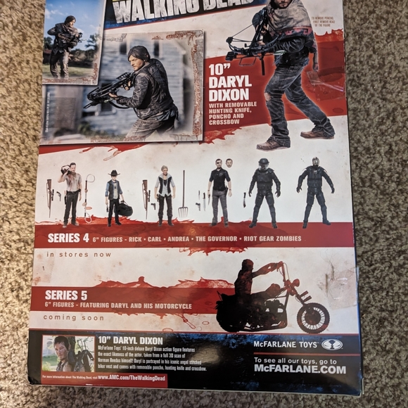 The Walking Dead Daryl Dixon figure mib - Picture 2 of 2